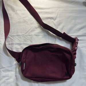 Lululemon Burgundy Crossbody Bag
